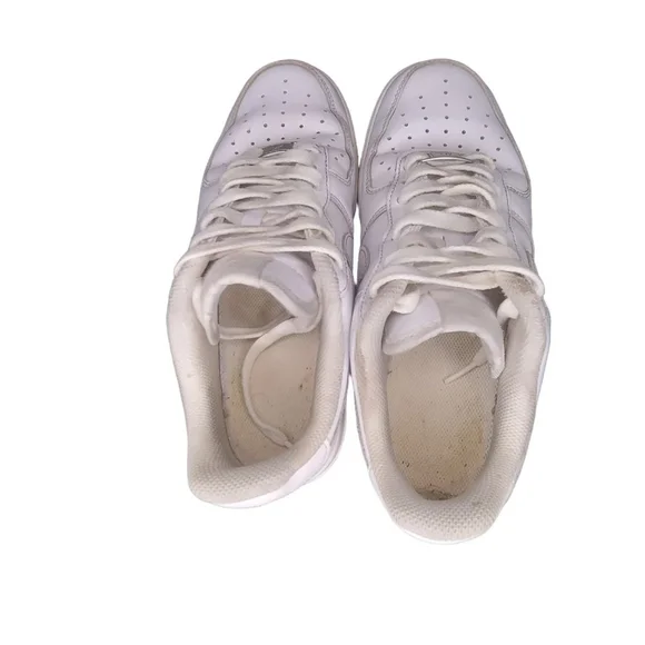 Women's Nike Air Force 1 Low White Sneakers Size 9 - Picture 4 of 6